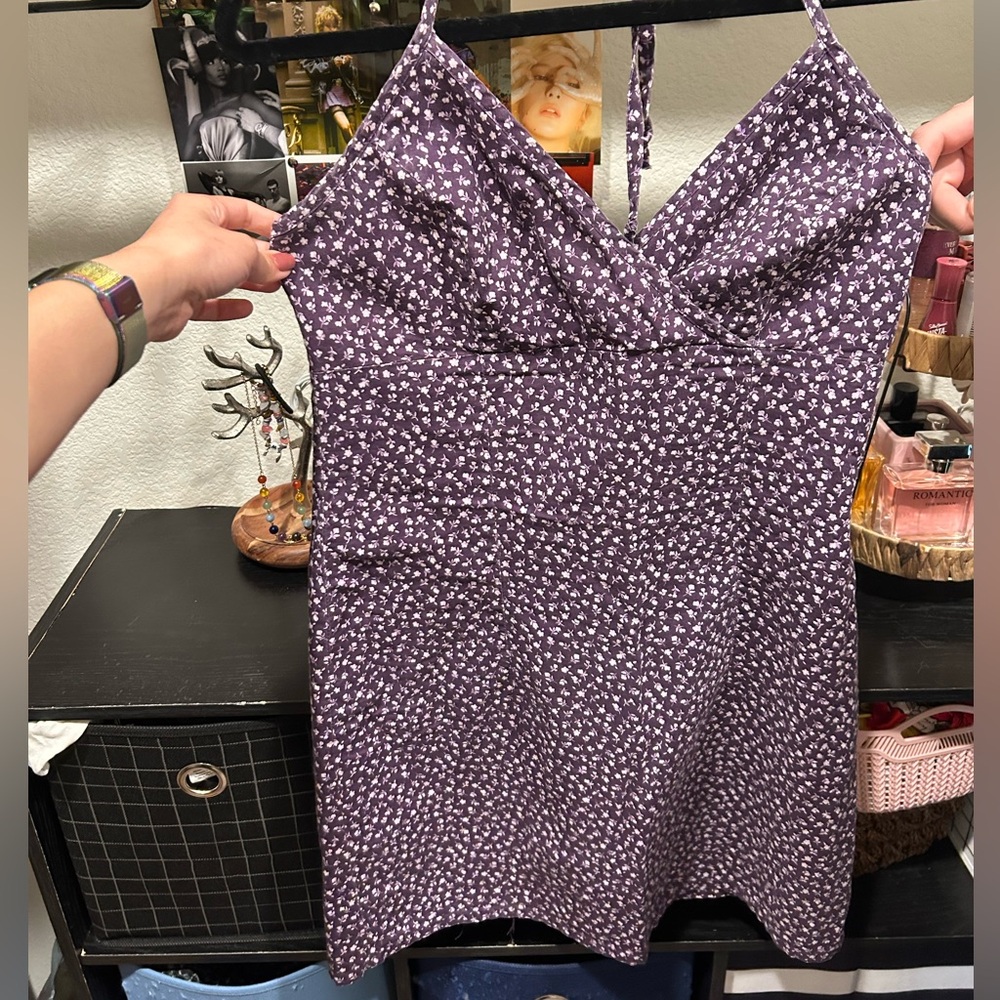 Small Purple Flower Dress - Wore a couple of times.